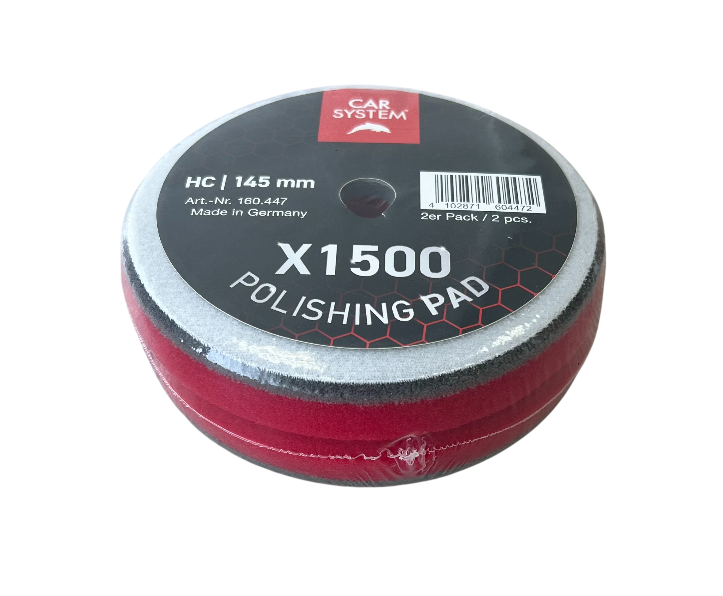 Полировальник жесткий POLOSHING PAD X1500 D145мм, красный (уп.= 2шт.) — изображение 6